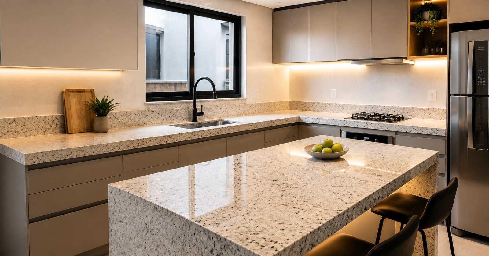 Como planejar uma cozinha funcional com bancada sob medida